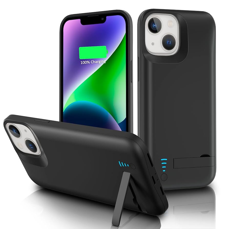 Amazon | Gladgogo iPhone 14 /13バッテリーケース【6000mah大